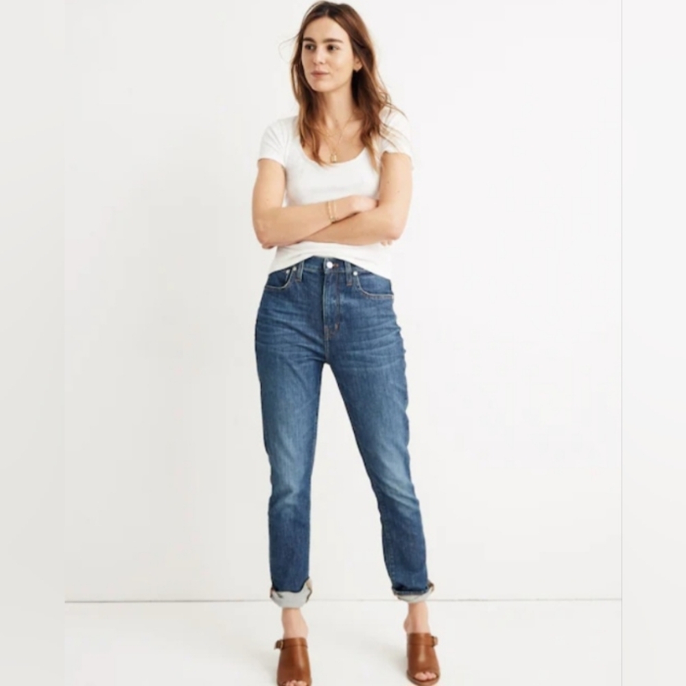 Madewell The High Rise Slim Boy Jean Denim Jean Size 25 #J8753 Boyfriend